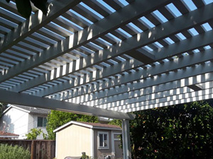 Lattice-Style Pergola, San Jose, CA
